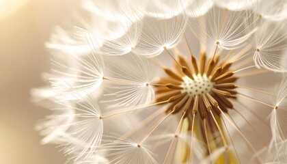 A hyperrealistic photo of a dandelion seed head