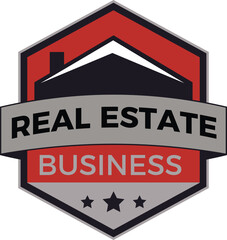 Fototapeta premium Real Estate Emblem Logo Vector Art