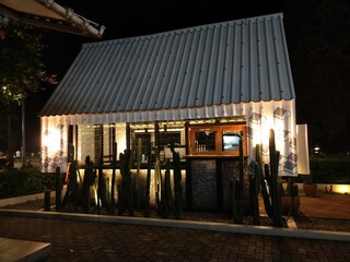 old house in the night