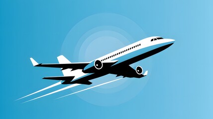 A plane flying in the sky