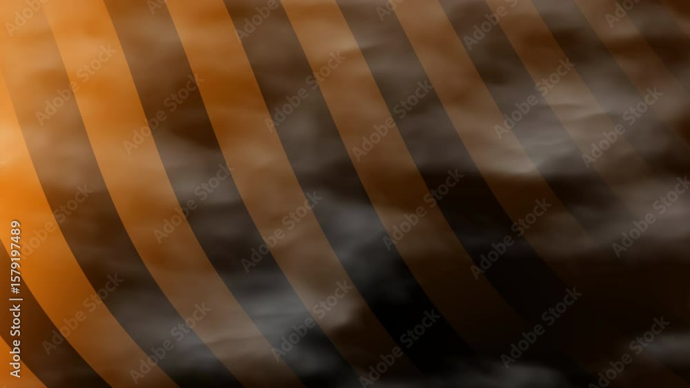 Poster diagonal brown stripes over a blend of dark and light hues, creating a dark and cloudy visual effect