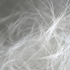 Obraz premium Intertwined White Fibers