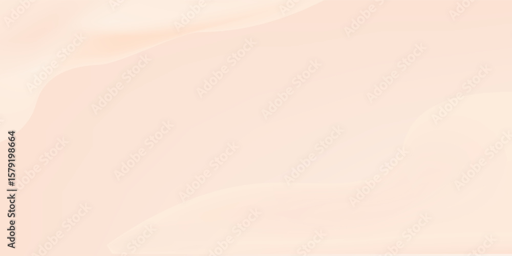 Poster abstract background with peach fuzz metaball shapes. morphing organic blobs. vector 3d illustration.