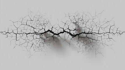 Complete vector composition divided by central abstract crack