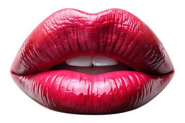 3D Rendering of beautiful, trending and realistic Lips with white background