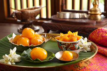 Thong Yip & Thong Yog Dessert in Thailand