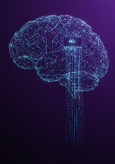 Artificial Intelligence Brain with Digital Circuit Connections
