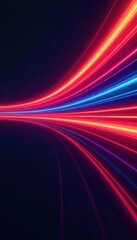 Vibrant horizontal streaks on black, sharp gradients, contemporary, artwork