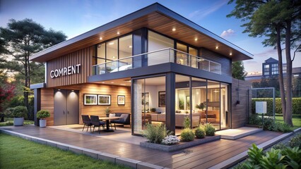 Simple Modern House Design with Minimalist and Natural Style
