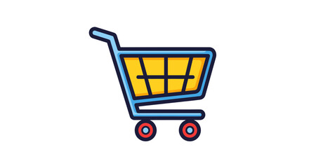 Shopping Cart Icon, E-commerce, Digital Design, Vector Graphics, Online Store, Modern Style