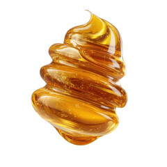 Golden Honey Swirl: A delectable swirl of golden honey, thick and glistening, captures the light with its rich, viscous texture.  The image showcases the honey's natural beauty and deliciousness.
