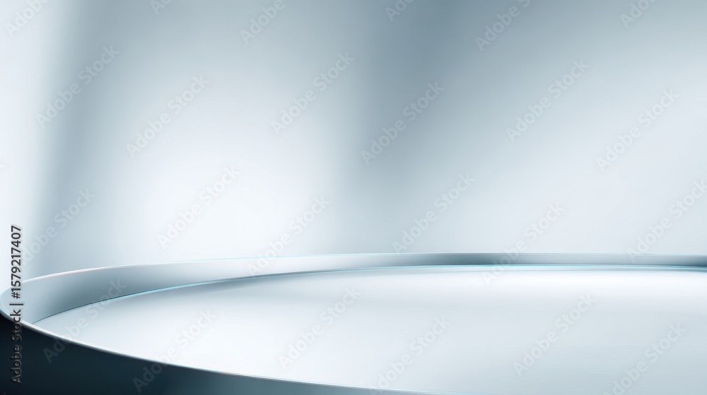 Poster abstract minimalist background with smooth curves and soft lighting creating a serene atmosphere