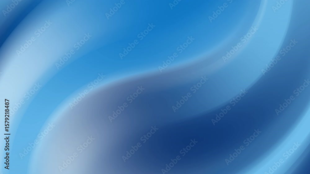 Poster wavy blue gradient background featuring light and dark shades of blue, creating a smooth and flowing