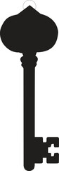 vector illustration of key