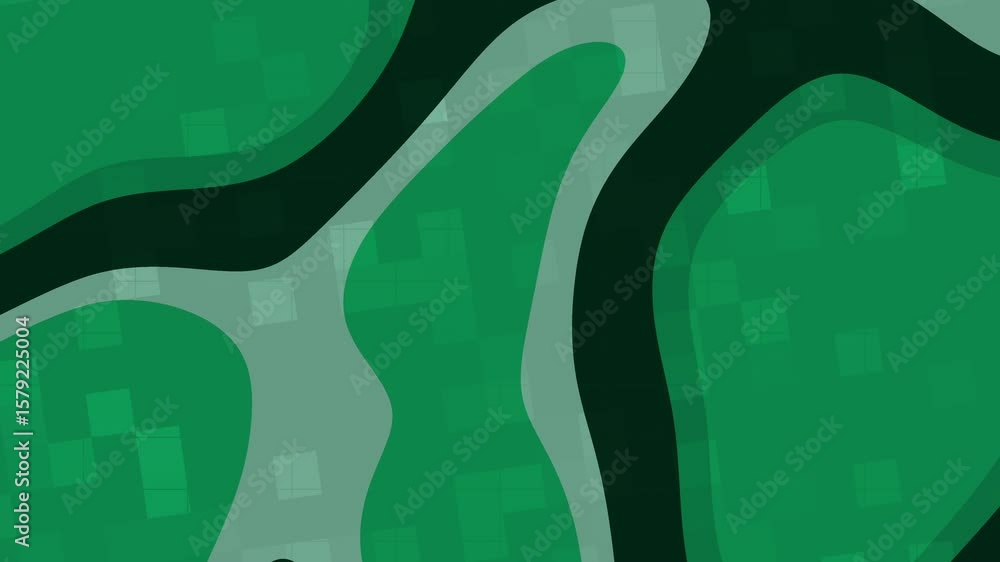 Poster abstract background featuring shades of green, light grey, and black, creating a flowing, organic pa