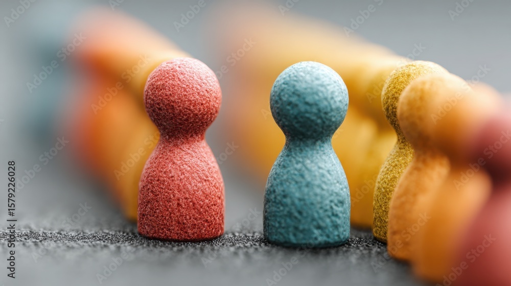 Poster a vibrant group of colorful candies representing the alignment spectrum and concept of color spectru