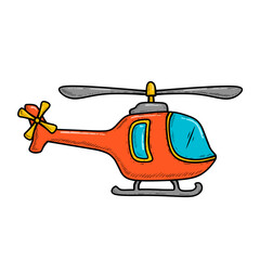 helicopter vector illustration