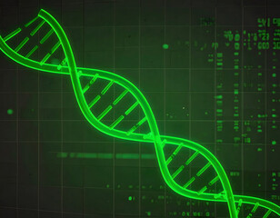 A green dna dna strip