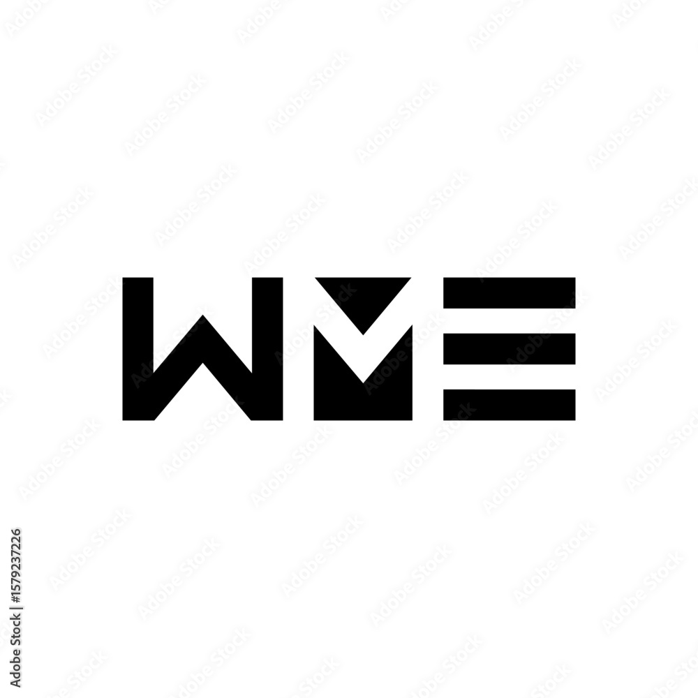 Aufkleber a bold black wordmark 