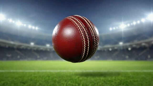 cricket ball close up india stadium video