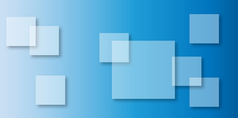 Abstract modern blue background with gradient colors and stylish line and square decorations for business presentation design. Abstract Blue Cube square, light and shade creative Background. 