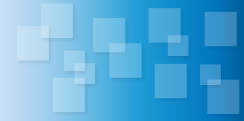 Abstract modern blue background with gradient colors and stylish line and square decorations for business presentation design. Abstract Blue Cube square, light and shade creative Background. 