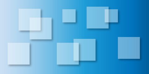 Abstract modern blue background with gradient colors and stylish line and square decorations for business presentation design. Abstract Blue Cube square, light and shade creative Background. 