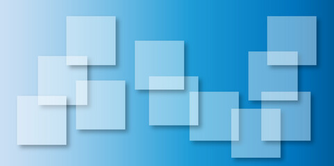 Abstract modern blue background with gradient colors and stylish line and square decorations for business presentation design. Abstract Blue Cube square, light and shade creative Background. 