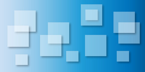 Abstract modern blue background with gradient colors and stylish line and square decorations for business presentation design. Abstract Blue Cube square, light and shade creative Background. 