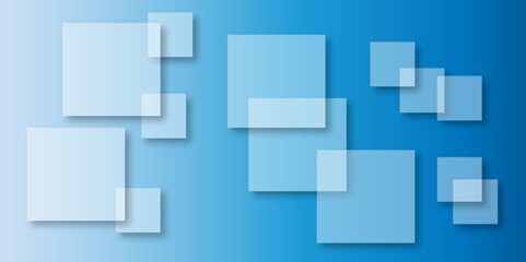 Abstract modern blue background with gradient colors and stylish line and square decorations for business presentation design. Abstract Blue Cube square, light and shade creative Background. 