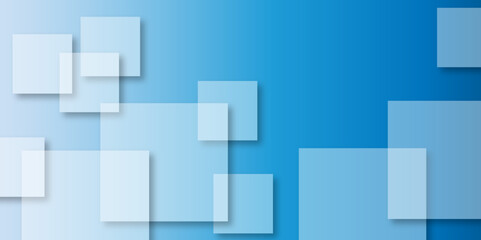 Abstract modern blue background with gradient colors and stylish line and square decorations for business presentation design. Abstract Blue Cube square, light and shade creative Background. 