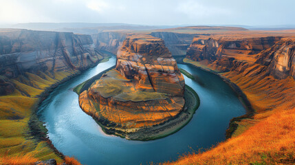 Vast Canyon Landscape Showcasing Layers of Erosion