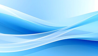 Obraz premium Abstract background of flowing, translucent, light blue and white waves