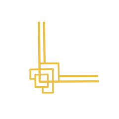 gold chinese oriental corner