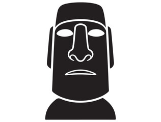 EASTER ISLAND HEAD SILHOUETTE
