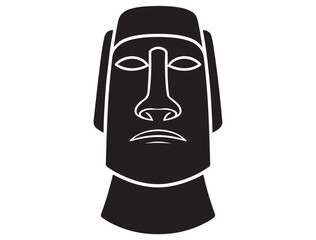 EASTER ISLAND HEAD SILHOUETTE