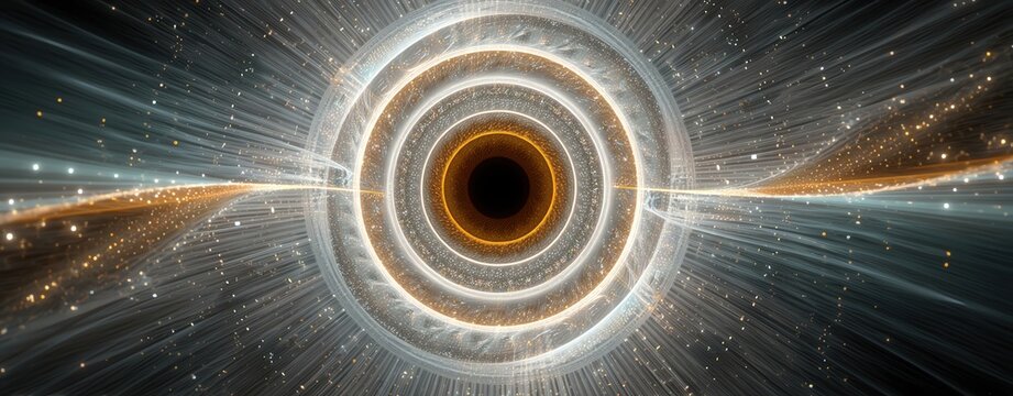 fractal universe motion spiral with rotating geometry, time travel tunnel effect, motion effect for VJ loops