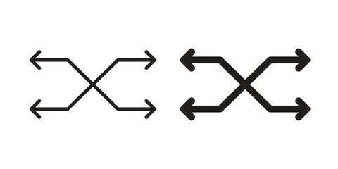 Versatile icon outline and solid vector sign, linear pictograms