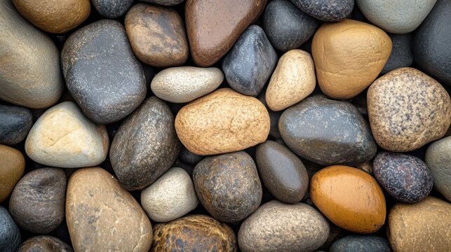 A Naturally Polished Stone Collection: Mesmerizing Rock Surface Assemblage