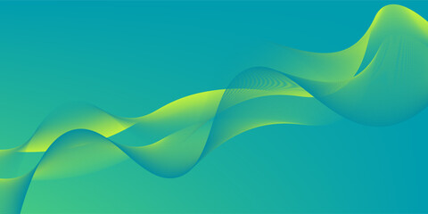 vector Abstract background light green modern corporate concept with light yellow color pattern can be edited wavy. modern EPS10