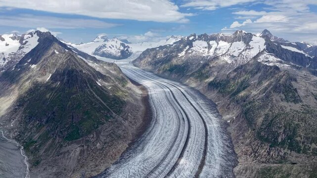 Aletschgletscher - aletsch glacier - swiss alps - switzerland - schweiz - aletsch