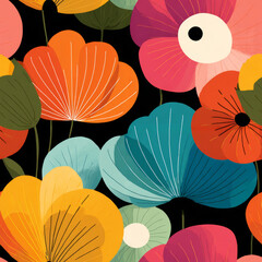 Flowers in bloomcore
