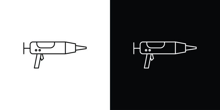 Sealants gun icon vector for web, computer and mobile app