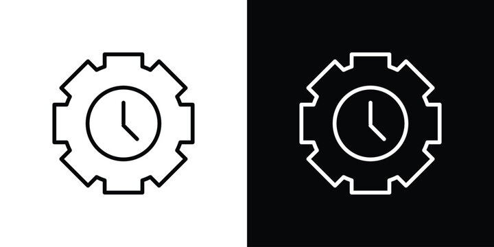 Productivity icon vector for web, computer and mobile app