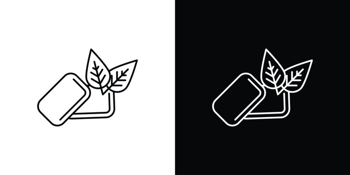 Mint gum icon vector for web, computer and mobile app
