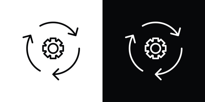 Implementation icon vector for web, computer and mobile app