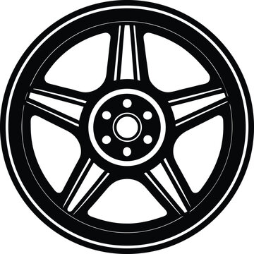 hubcap clip on white background.eps