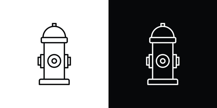 Fire hydrant icon vector for web, computer and mobile app