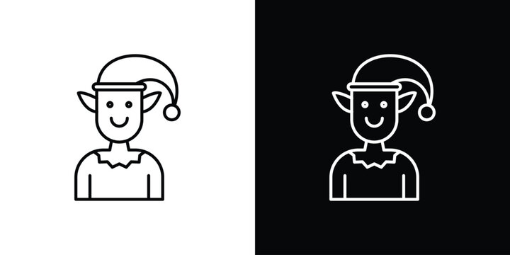 Elf icon vector for web, computer and mobile app