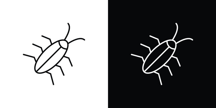 Cockroach icon vector for web, computer and mobile app